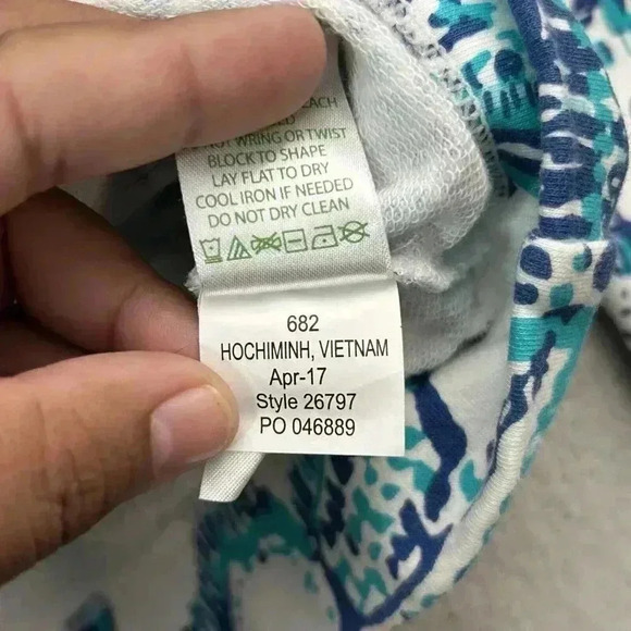 Lilly Pulitzer Hoodie Women XXS UPF 50+ Skipper Popover Keep On Trunkin 1/2 Zip - Picture 9 of 11